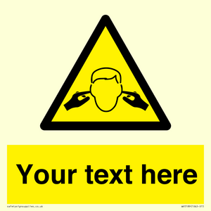 Custom Noise Hazard Sign